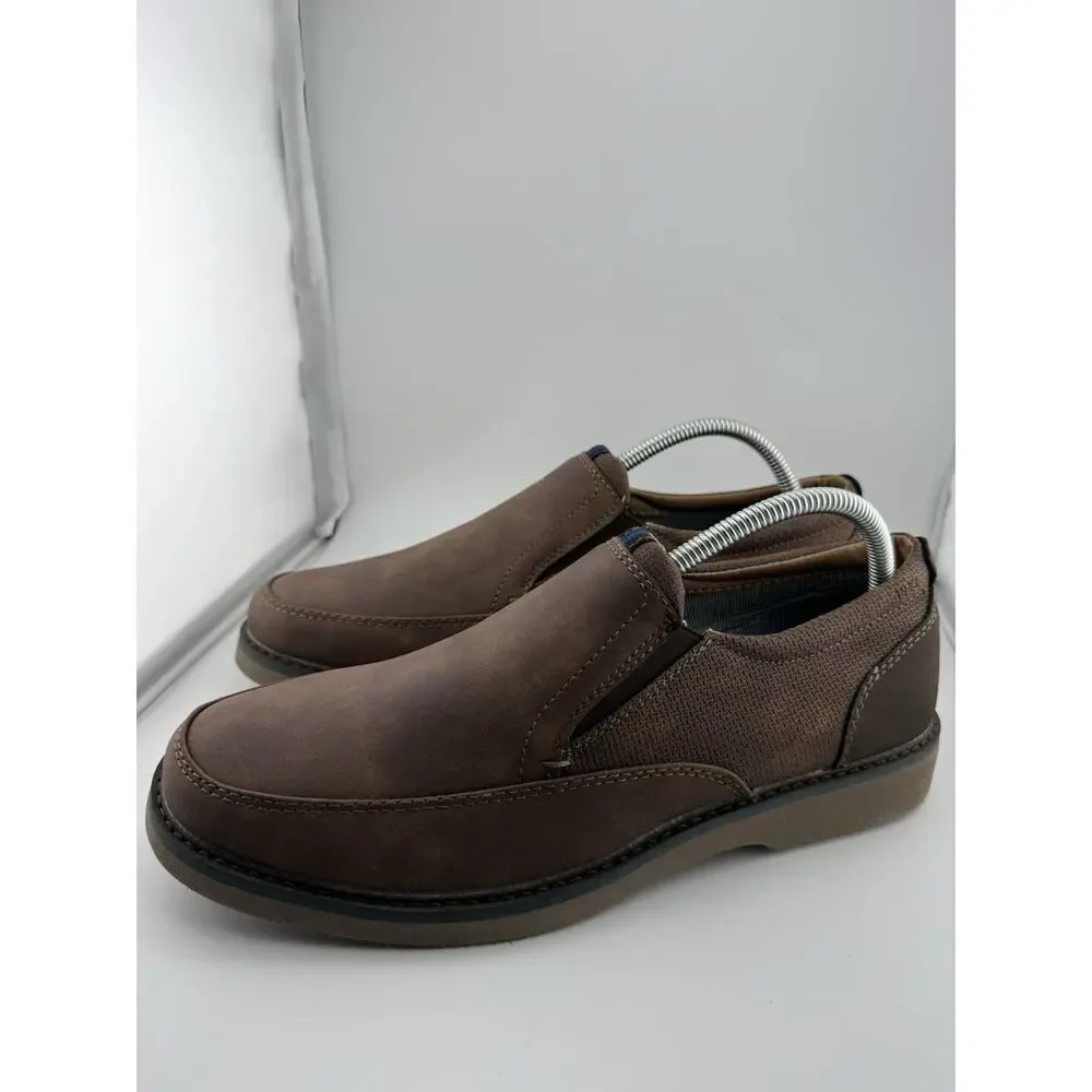 NWOB Dunn Bush Shoes Conway Slip On Loafers Brown 81246-20 Size 9.5